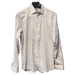 Ted Baker men's size 4 button‎ down shirt with flip cuff